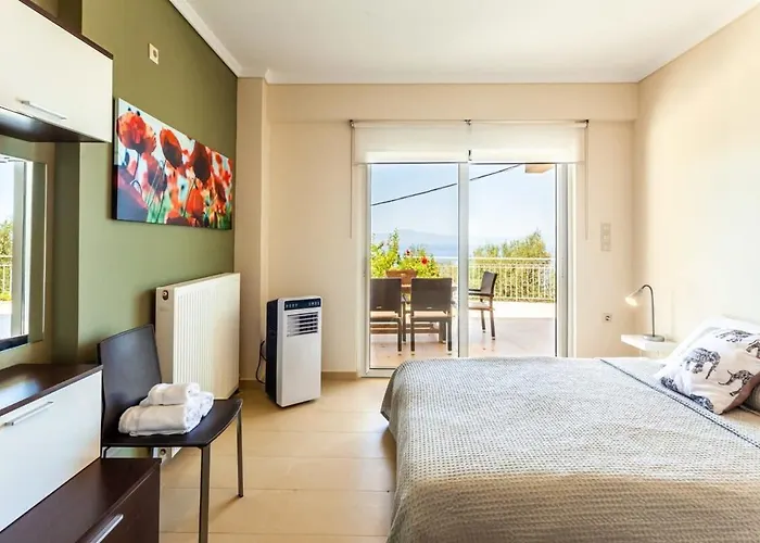 Semesterbostad Aigli Fully Equipped Getaway - Seaview Lux Retreat