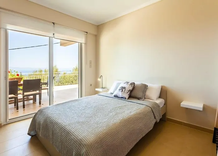 Semesterbostad Aigli Fully Equipped Getaway - Seaview Lux Retreat *