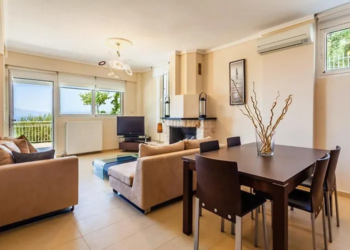 Aigli Fully Equipped Getaway - Seaview Lux Retreat בית נופש *