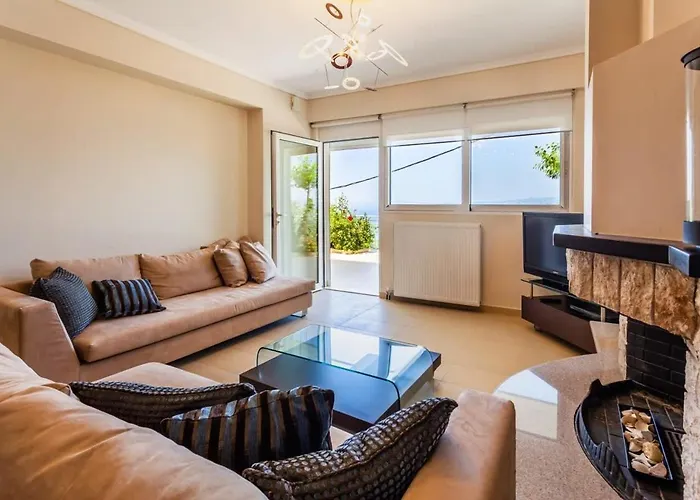 Semesterbostad Aigli Fully Equipped Getaway - Seaview Lux Retreat Kalamata